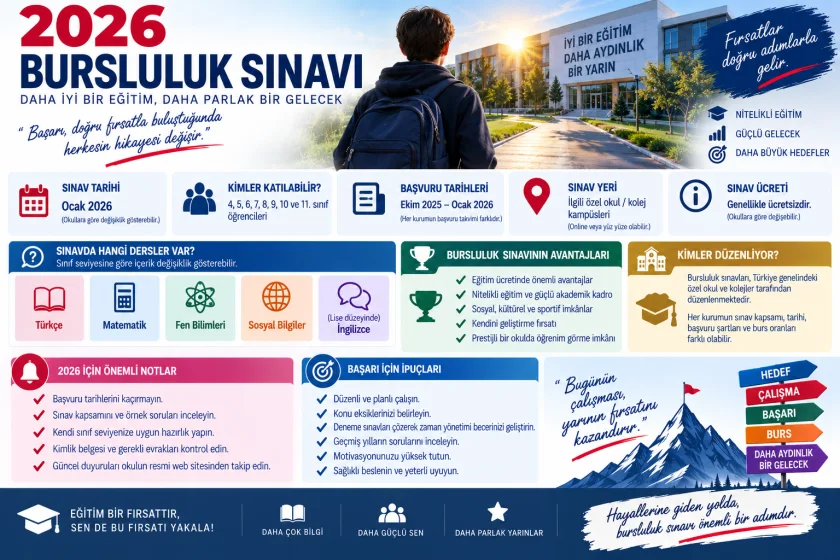 2026 Bursluluk Sınavı (İOKBS): Tarih, Sonuçlar, Sorular ve Başvuru