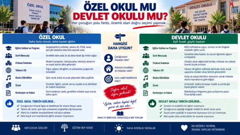 Özel Okul mu Devlet Okulu mu? Avantajlar, Dezavantajlar ve Karar Rehberi