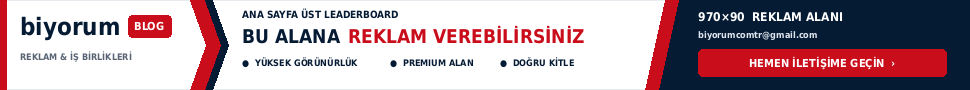 Ana Sayfa Üst Leaderboard reklamı